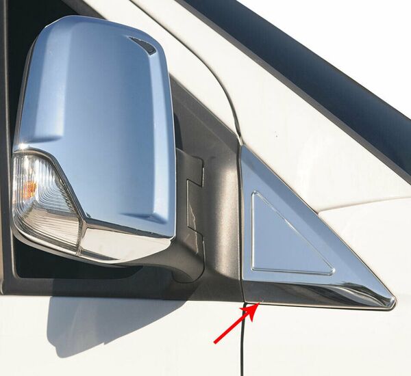 Хром Триъгълници под огледалото Mercedes Sprinter 906 VW Crafter
