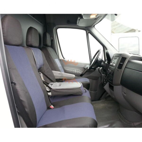 Комплект калъфи за предни седалки 2+1 за Mercedes-Benz Sprinter W906 (2006–2018) и Volkswagen Crafter (2006–2016)