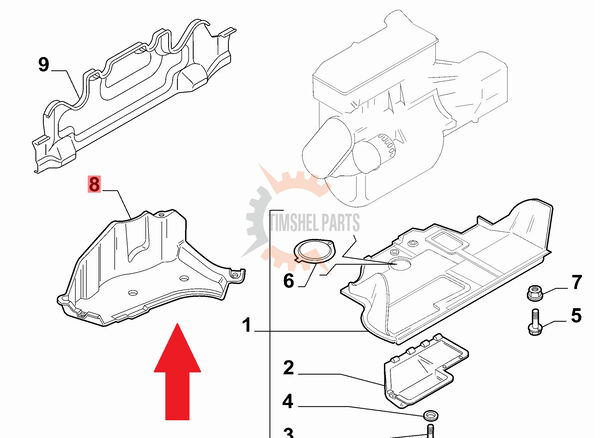Кора под алтернатор за CITROEN JUMPER / PEUGEOT BOXER / FIAT DUCATO от 1994 до 2006 год