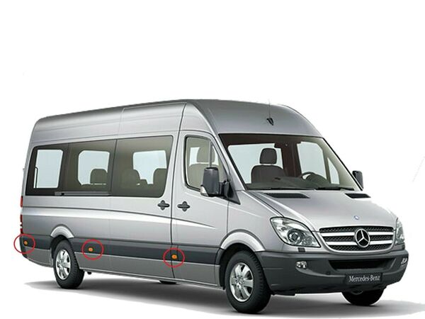 Лaмпа рег. номер за MERCEDES Sprinter -Vito/Viano/V-class-VW Grafter-CITROEN Jumpy-FIAT Scudo-PEUGEOT Expert-