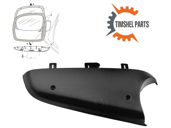 Малка пластмаса за огледало За VW Transporter, Caddy, Шофьорска страна