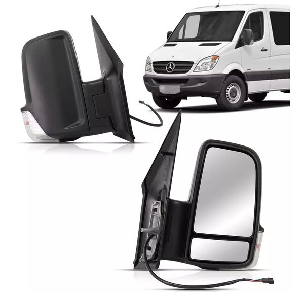 Огледало електрическо за Mercedes Sprinter 906, VW Crafter след 2006г - Пасажерска страна