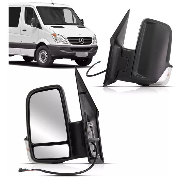 Огледало електрическо за Mercedes Sprinter 906, VW Crafter след 2006г - Шофьорска страна