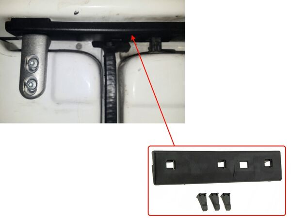 Панел задна врата (горен) за Mercedes Sprinter ,VW LT 1995-2006 год.