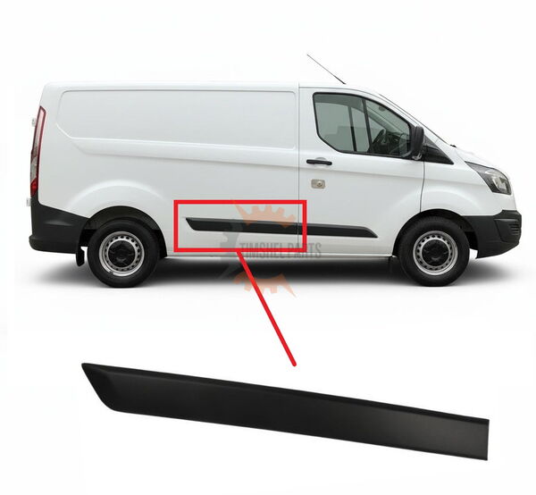 Покривна защитна лайстна, Плъзгаща Врата за Ford Transit Custom/Tourneo Custom след 2013 год. - Пасажерска страна