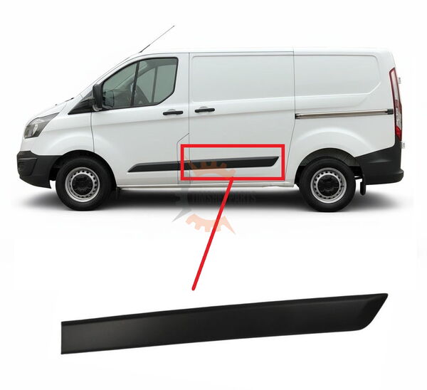 Покривна защитна лайстна, Плъзгаща Врата за Ford Transit Custom/Tourneo Custom след 2013 год. - Шофьорска страна