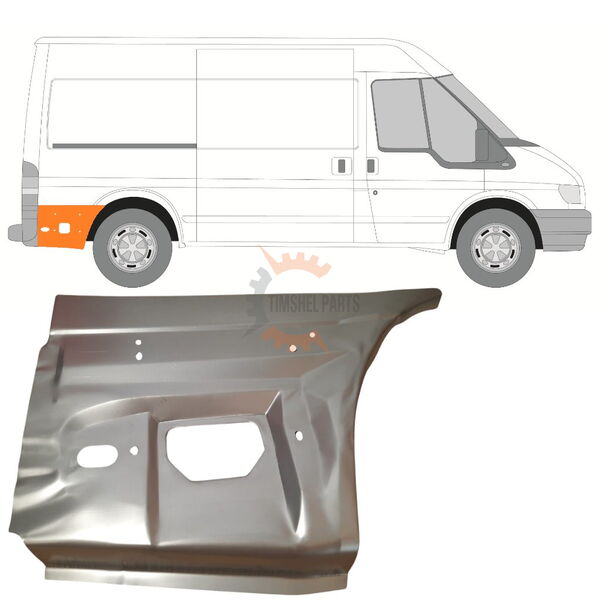 Ремонтен панел за заден калник за Ford Transit 2000-2013 година. - Пасажерска Страна