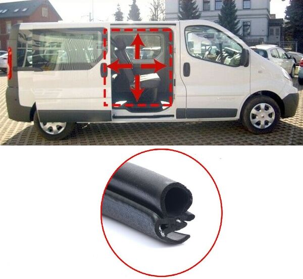 Уплътнение за плъзгаща врата за Citroen Berlingo , Renault Master,  Renault Trafic -5 метра
