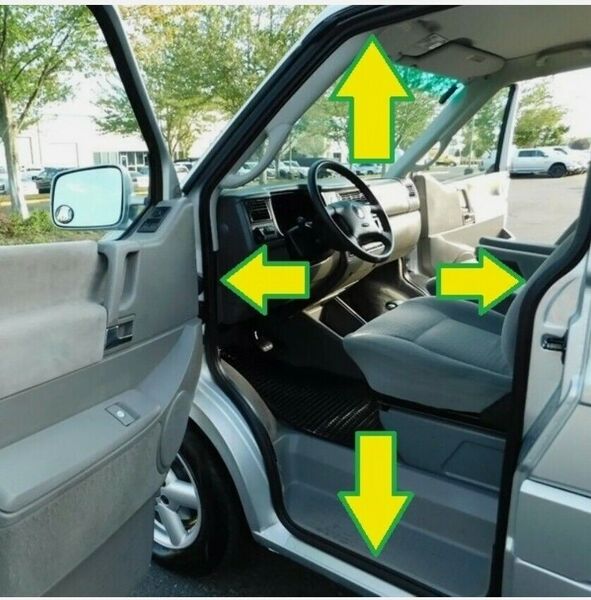Уплътнение за предна врата VW Transporter T4 1990-2003 - Шофьорска страна