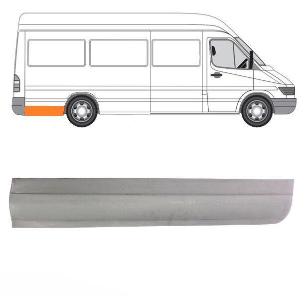 Задна вежда панел калник за Mercedes Sprinter , VW LT 1995 - 2006 Десен