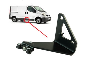 Долна ролка с рамо за плъзгаща ДЯСНА врата Opel Vivaro, Nissan , Renault Trafic II 2002-2013