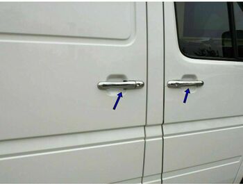 Дръжки за врата хром за Mercedes Sprinter 1995 -2005 , VW LT 1995-2005