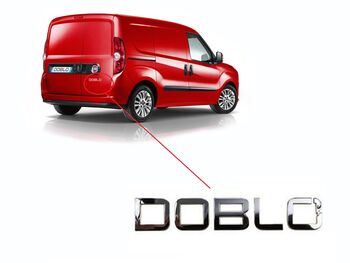 Емблема надпис задна врата за Fiat DOBLO след 2010 год.