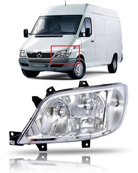 Фар за Mercedes Sprinter с мотор 2003-2006 - Шофьорска страна