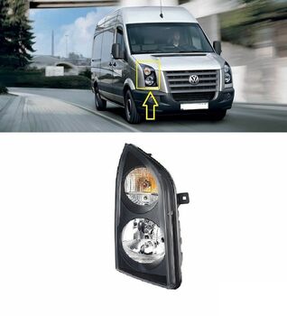 Фар за Volkswagen Crafter 2005-2013 Пасажерска страна