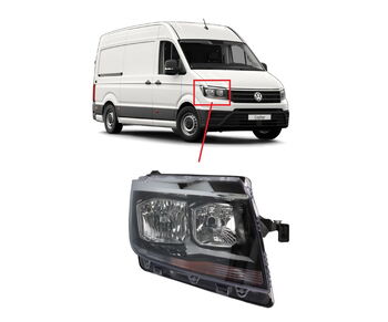 Фар за VW Crafter MAN TGE след 2017 год. - Пасажерска страна