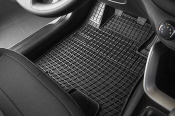 Гумени стелки Frogum за Dacia Lodgy след 2012 година, 4 части черни
