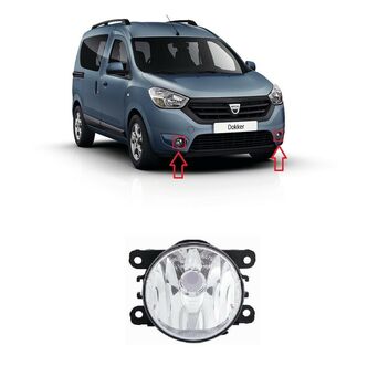 Халоген за DACIA DOKKER 2012-2021 ляв=десен