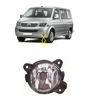 Халоген за VОLKSWAGEN Transporter T5 -  VОLKSWAGEN Crafter - Шофьорска страна