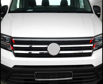 Хромирани лайсни 4 части за VW Crafter , MAN TGE след 2017 ( предна решетка)