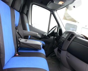 Комплект калъфи за предни седалки 2+1 за Mercedes-Benz Sprinter W906 (2006–2018) и Volkswagen Crafter (2006–2016)