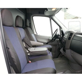 Комплект калъфи за предни седалки 2+1 за Mercedes-Benz Sprinter W906 (2006–2018) и Volkswagen Crafter (2006–2016)