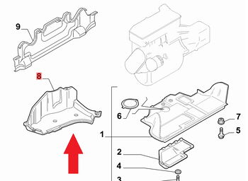 Кора под алтернатор за CITROEN JUMPER / PEUGEOT BOXER / FIAT DUCATO от 1994 до 2006 год