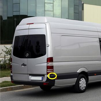 Лайстна над Ъгъл задна броня за Mercedes Sprinter 906 , VW Crafter - Пасажерска Страна
