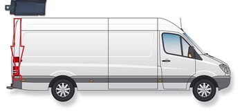 Лайстна над Ъгъл задна броня за Mercedes Sprinter 906 , VW Crafter - Пасажерска Страна