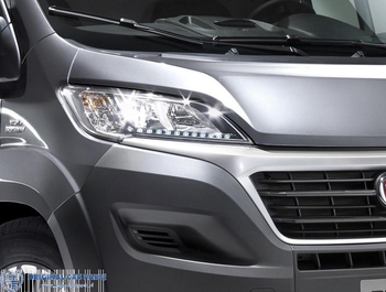 Фар електрически с диодни дневни светлини за Fiat Ducato-Boxer-Jumper след 2014 - Пасажерска страна