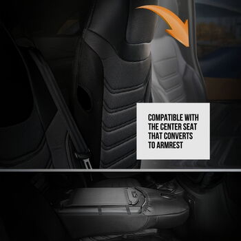 Луксозен комплект тапицерия PANDA за RENAULT MASTER III 2010-2024 / OPEL MOVANO B 2010-2021 / NISSAN NV400 2010-2021 – Еко кожа и текстил, черно/сиво