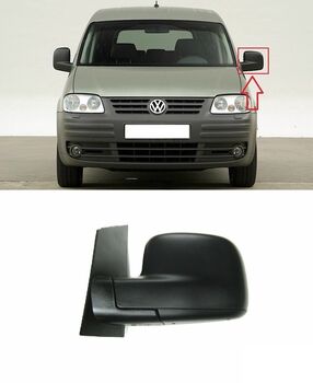 Огледало "Електрическо" за Volkswagen Caddy 2004-2020 Шофьорска страна