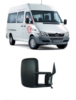 Огледало странично електрическо за Mercedes Sprinter VW LT 1995-2006 Пасажерска страна