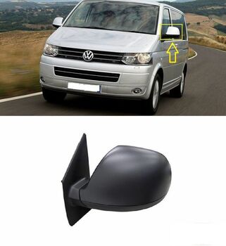 Огледало странично "Елекрическо" 5 PIN за Volkswagen Transporter T5/T6 2009-2015 - Шофьорска страна