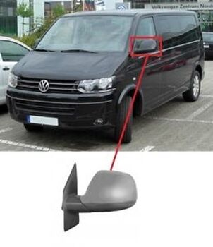 Огледало странично Ръчно за Volkswagen Transporter T5/T6 2009-2015 - Шофьорска страна