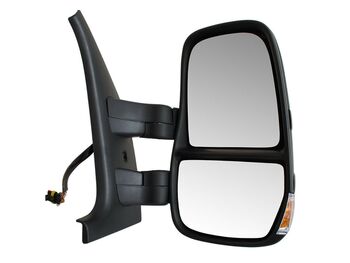 Огледало странично "Късо рамо" Електрическо 9-PIN за Iveco Daily 2006-2014 - Пасажерска страна