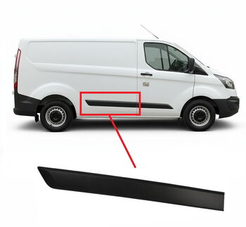 Покривна защитна лайстна, Плъзгаща Врата за Ford Transit Custom/Tourneo Custom след 2013 год. - Пасажерска страна