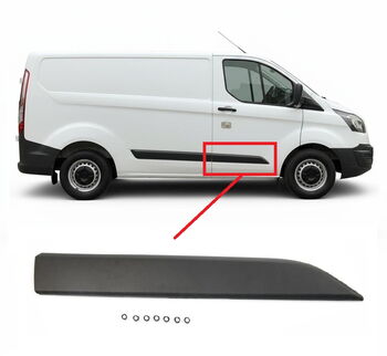 Покривна защитна лайстна, предна врата за Ford Transit Custom/Tourneo Custom след 2013 год. - Пасажерска страна