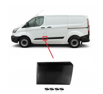 Покривна защитна лайстна Зад предна врата за Ford Transit Custom/Tourneo Custom след 2013 год. - Шофьорска страна