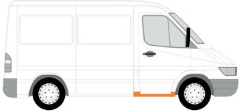 Праг предна Дясна врата за Mercedes Sprinter , VW LT 1995 - 2006 год.