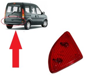 Рефлектор Задна Броня за Renault Kangoo 1997 - 2008, Пасажерска страна