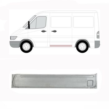 Ремонтен панел Вътрешна Част Плъзгаща Врата Mercedes Sprinter 901 , VW LT 1995 - 2006 - Шофьорска страна