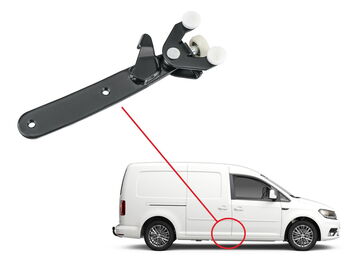 Ролков водач "Отдолу" плъзгаща Дясна врата за Volkswagen Caddy 2004-2015