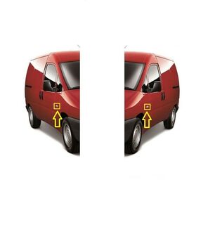 Страничен мигач, жълт за Fiat Scudo -Peugeot Expert -Citroen Jumpy