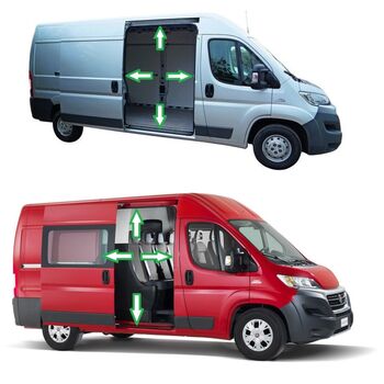 Уплътнение плъзгащи врати (5 метра) за CITROEN JUMPER / PEUGEOT BOXER / FIAT DUCATO след 2006 год