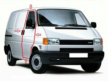 Уплътнение за предна врата VW Transporter T4 1990-2003 - Пасажерска страна