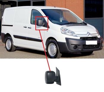 Външно огледало Eлектрическо 7 PIN за Fiat Scudo -Citroen Jumpy -Peuguot Expert 2007- Пасажерска страна
