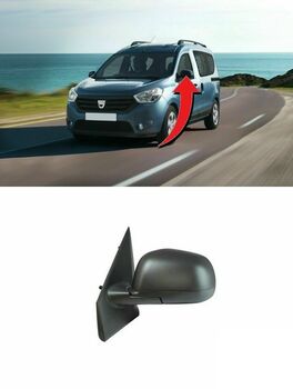 Външно огледало Механично с жила за DACIA DOKKER , LODGY 2012 год. - Шофьорска страна