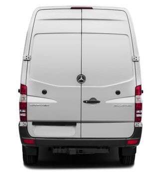 Заден рефлектор в броня за VW Crafter Mercedes Sprinter 2006 Шофьорска страна